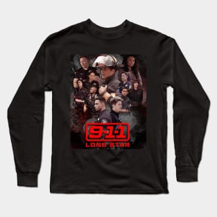 911 Lone Star - Cellular Long Sleeve T-Shirt